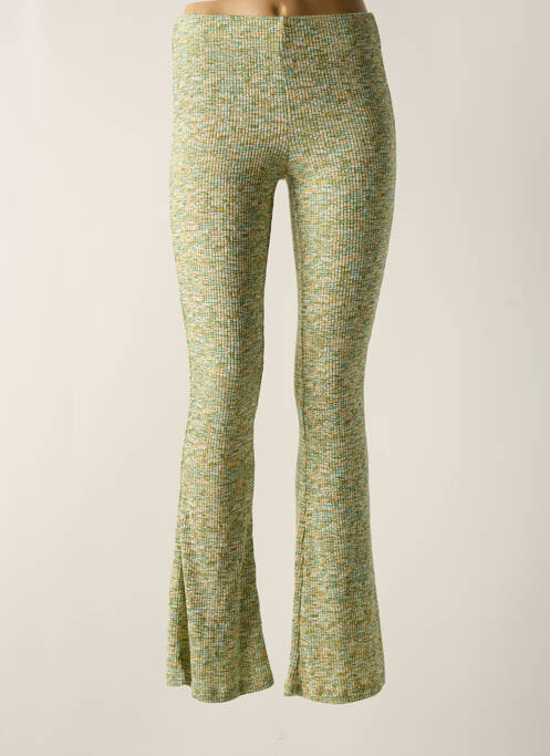Pantalon drept verde NEON & NYLON femeie