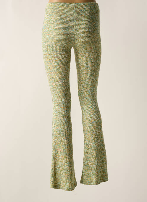 Pantalon drept verde NEON & NYLON femeie
