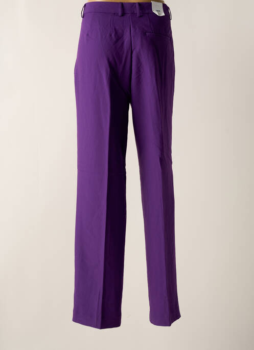 Pantalon drept violet JJXX femeie