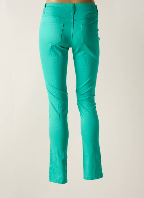 Pantalon slim albastru PIECES femeie