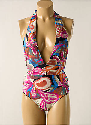 Costum de baie dintr-o singură piesă elasticitate top sutien modelat bej ASTRID BLACK LABEL femeie