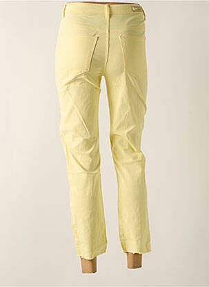Pantalon 7/8 elasticitate mărime normală galben JDY femeie