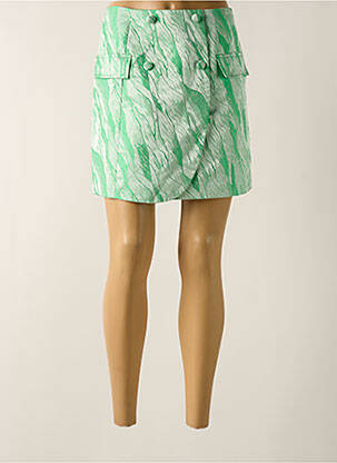 Fustă scurtă verde OLGA LEYERS femeie
