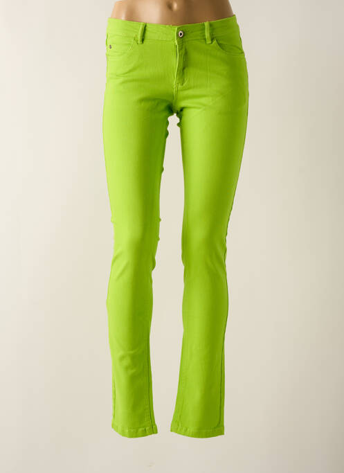 Pantalon slim verde FLAIR femeie
