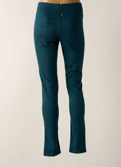 Pantalon slim elasticitate mărime normală verde PIECES femme
