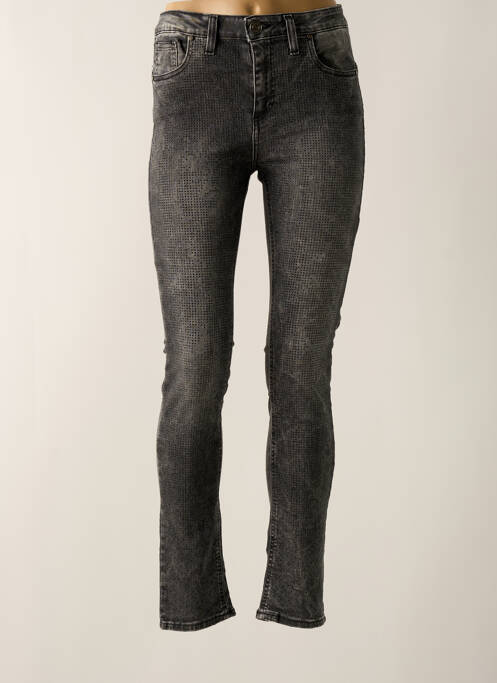 Blugi skinny mărime normală mărime normală gri ASTRID BLACK LABEL femme