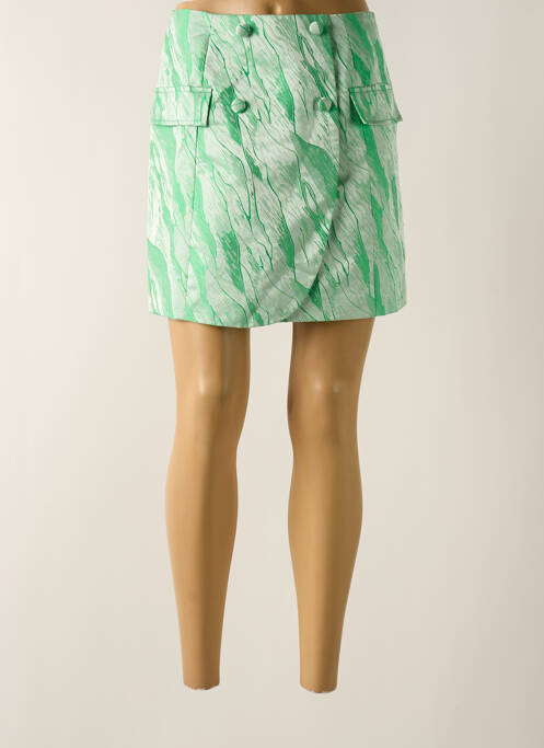 Fustă scurtă verde OLGA LEYERS femeie