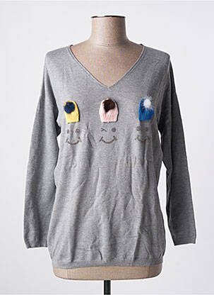 Pulover gri GIORGIO BARBARA femeie