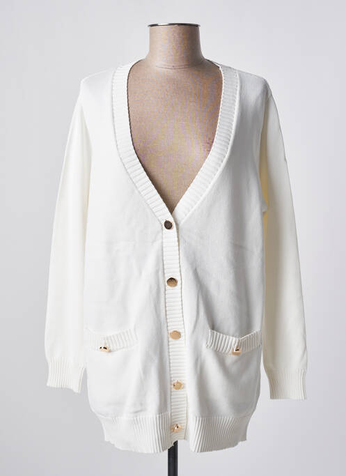 Vestă cu mâneci lungi alb OR COLLECTION femeie