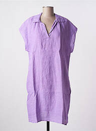 Rochie midi mâneci scurte mâneci scurte violet ALEXANDRE LAURENT femme