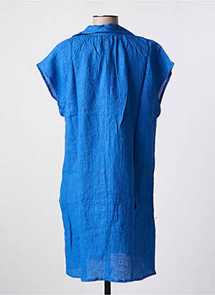 Rochie midi mâneci scurte mâneci scurte albastru ALEXANDRE LAURENT femeie