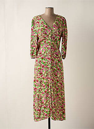 Rochie lungă bej ICHI femeie