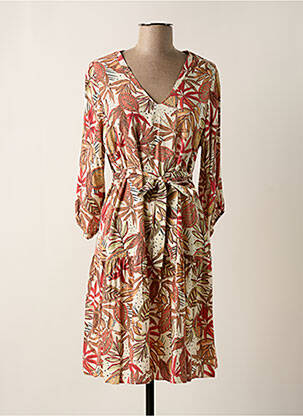 Rochie midi bej GARCIA femeie