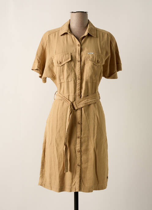 Rochie midi bej GARCIA femeie