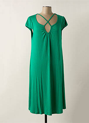 Rochie midi verde MALOKA femeie