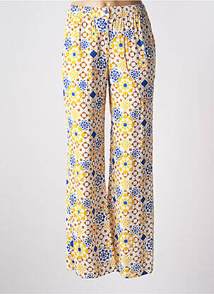Pantalon larg galben LES TROPEZIENNES PAR M.BELARBI femeie