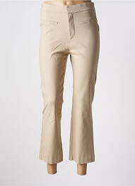 Pantalon 7/8 talie înaltă talie înaltă bej BROADWAY femme