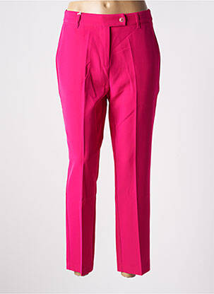 Pantalon drept elasticitate talie înaltă roz YES.ZEE femeie