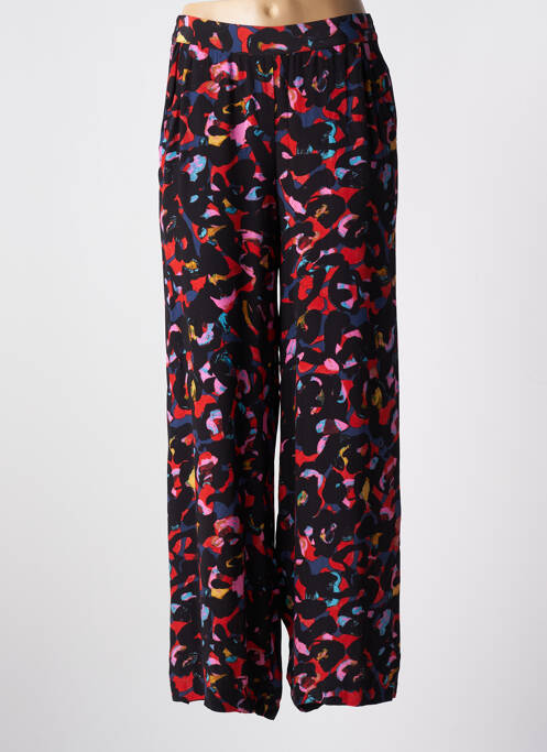 Pantalon larg negru ICHI femeie