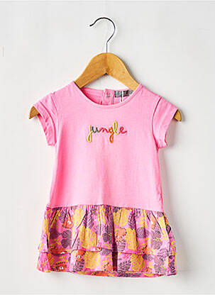 Rochie midi roz LOSAN fată