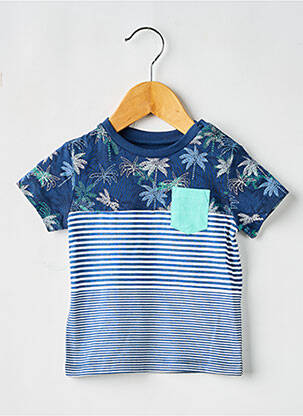 Tricou elasticitate mâneci scurte albastru MAYORAL fată