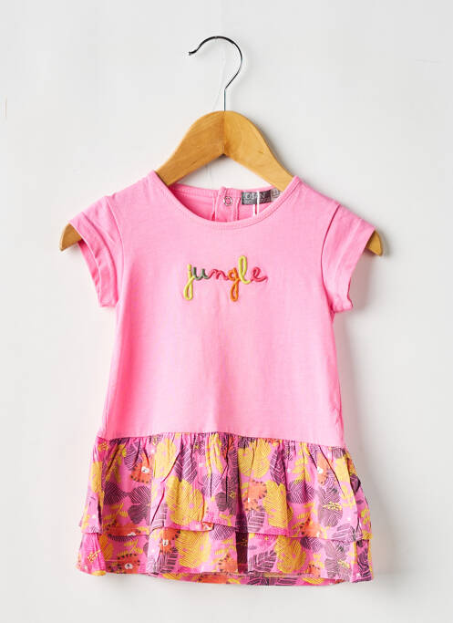 Rochie midi roz LOSAN fată