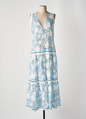 Rochie lungă albastru FUEGO WOMAN femeie