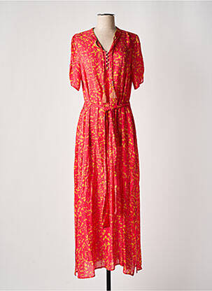 Rochie lungă roz EVA KAYAN femeie