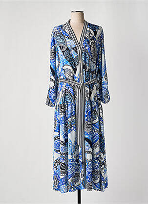 Rochie lungă mâneci lungi mâneci lungi albastru JOSEPH RIBKOFF femeie