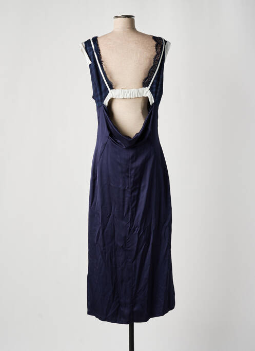 Rochie lungă albastru ELISA CAVALETTI femeie