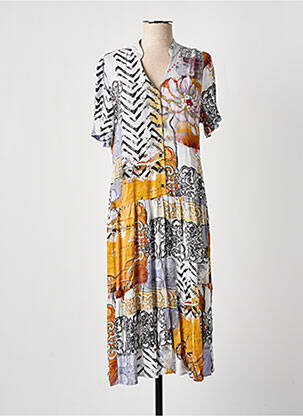 Rochie midi bej DOLCEZZA femeie