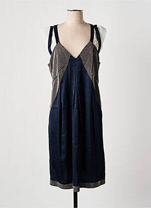 Rochie midi albastru ELISA CAVALETTI femeie