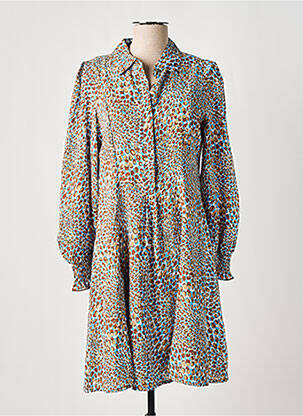 Rochie midi maro MARBLE femeie