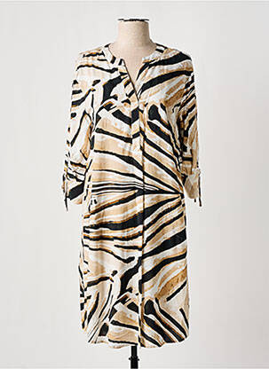 Rochie midi bej LE COMTE femeie