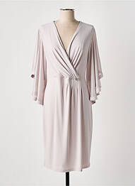 Rochie midi mâneci 3/4 mâneci 3/4 bej JOSEPH RIBKOFF femme
