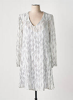 Rochie midi alb ÉTYMOLOGIE femeie