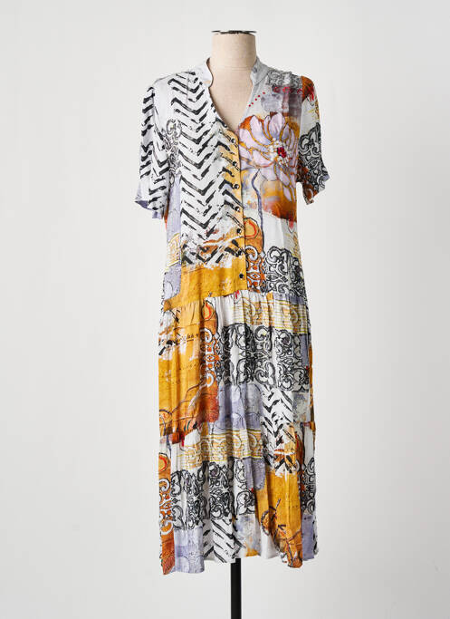 Rochie midi bej DOLCEZZA femeie