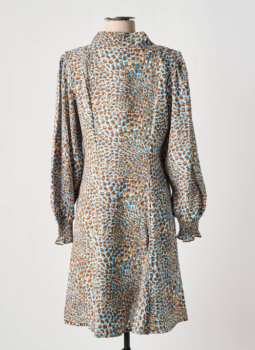 Rochie midi maro MARBLE femeie