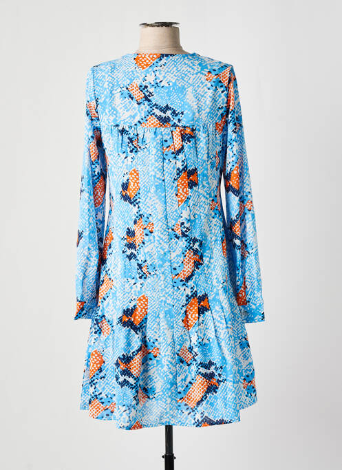 Rochie midi albastru MARBLE femeie