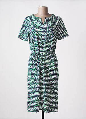 Rochie midi mâneci scurte mâneci scurte verde THOMAS RABE femeie