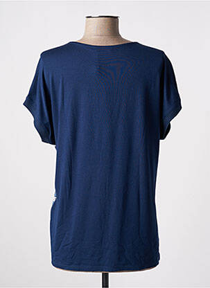 Tricou croială dreaptă mâneci scurte albastru THOMAS RABE femeie