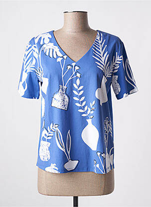 Tricou albastru LEO & UGO femeie