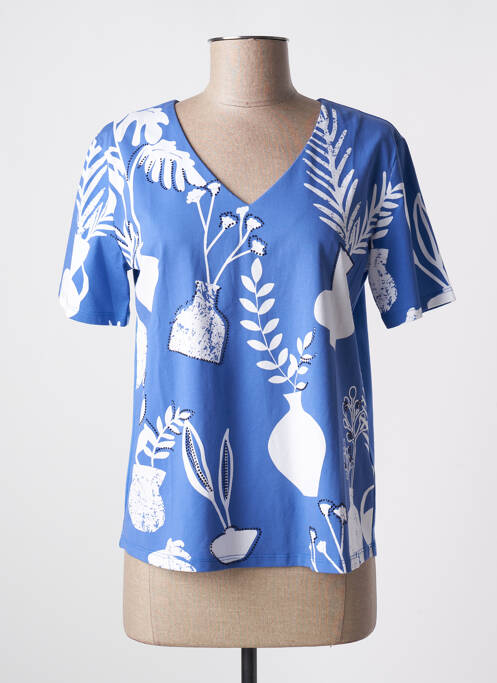 Tricou albastru LEO & UGO femeie