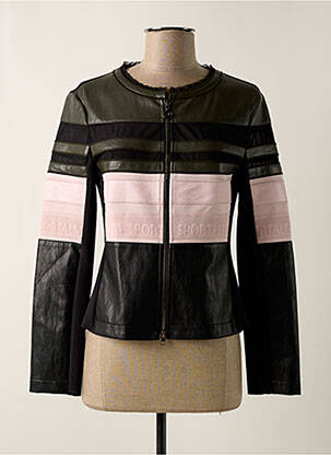 Geci din piele ecologică negru SPORTALM femeie