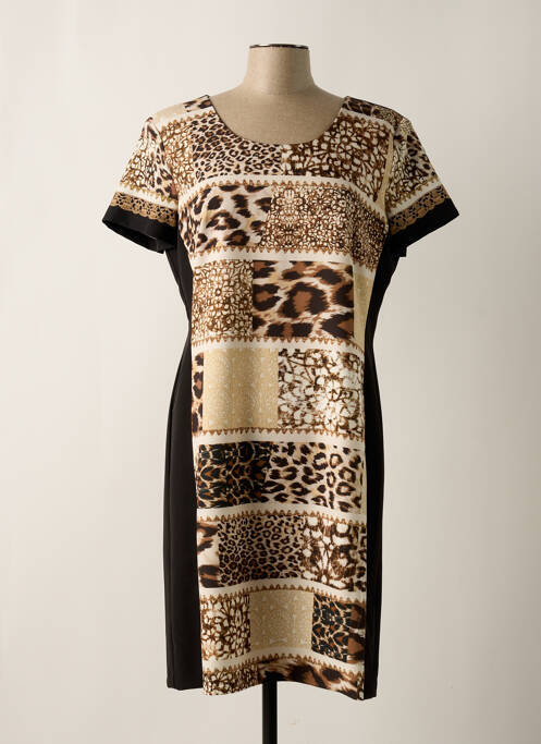 Rochie midi bej FUEGO WOMAN femeie