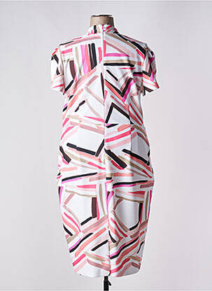 Rochie midi țesătură crep mâneci scurte alb JOSEPH RIBKOFF femeie