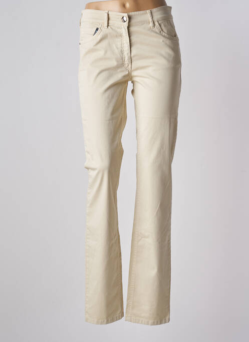 Pantalon drept elasticitate mărime normală bej ZERRES femme