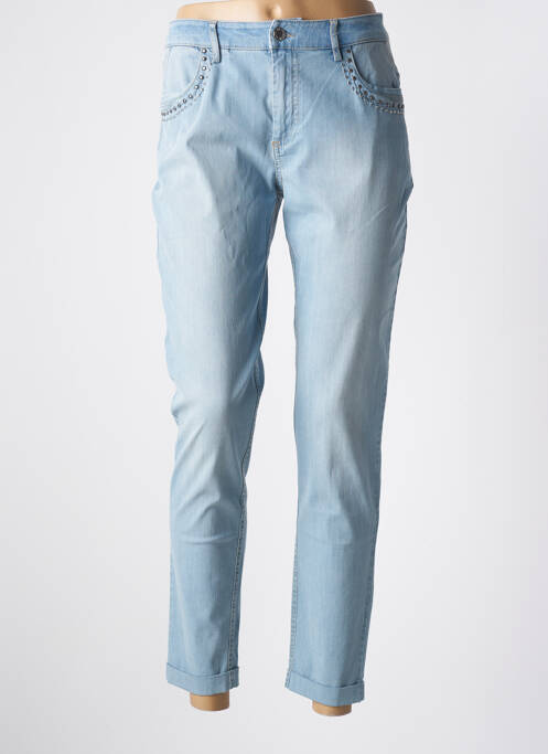 Blugi cu croială slim albastru EVA KAYAN femeie