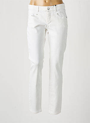 Pantalon slim buzunare alb OUI femeie