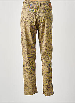 Pantalon slim buzunare bej EVA KAYAN femeie